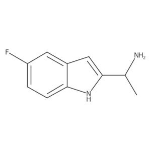 1-(5-Fluoro-1h-indol-2-yl)ethan-1-amine结构式