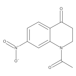 1-Acetyl-7-nitro-1,2,3,4-tetrahydroquinolin-4-one Structure