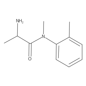 2-amino-N-methyl-N-(2-methylphenyl)propanamide结构式