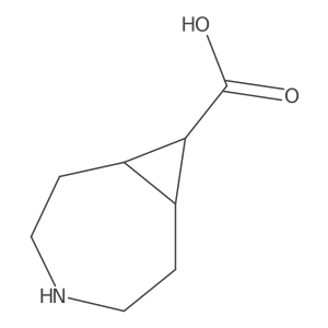 4-Azabicyclo[5.1.0]octane-8-carboxylic acid结构式