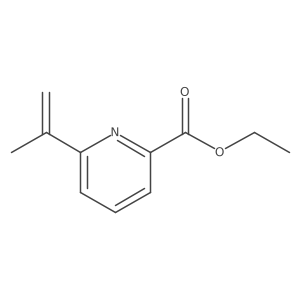 Ethyl 6-(prop-1-en-2-yl)picolinate结构式