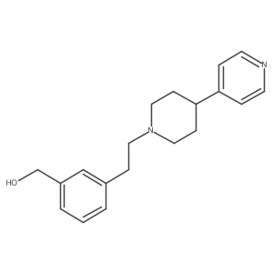 3-[2-[4-(4-Pyridinyl)-1-piperidinyl]ethyl]benzenemethanol Structure