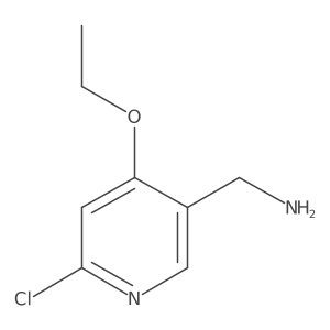 (6-Chloro-4-ethoxypyridin-3-yl)methanamine结构式