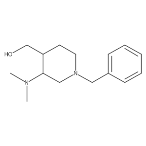 (1-Benzyl-3-(dimethylamino)piperidin-4-yl)methanol结构式