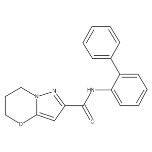 N-([1,1'-biphenyl]-2-yl)-6,7-dihydro-5H-pyrazolo[5,1-b][1,3]oxazine-2-carboxamide Structure