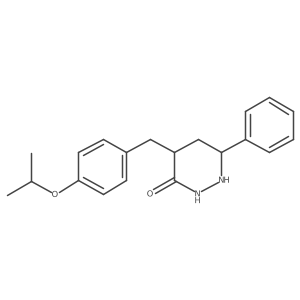 6-Phenyl-4-[(4-propan-2-yloxyphenyl)methyl]diazinan-3-one Structure