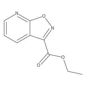 Ethyl isoxazolo[5,4-b]pyridine-3-carboxylate Structure