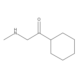 1-Cyclohexyl-2-(methylamino)ethan-1-one Structure