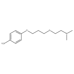 Benzenamine, 4-[3-[[2-(dimethylamino)ethyl]thio]propoxy]-结构式