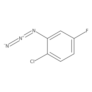 2-Azido-1-chloro-4-fluorobenzene结构式