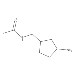 N-[(3-Aminocyclopentyl)methyl]acetamide结构式