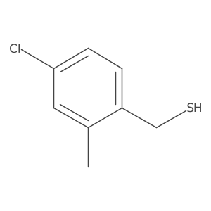 (4-Chloro-2-methylphenyl)methanethiol Structure