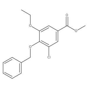 Methyl 4-(benzyloxy)-3-chloro-5-ethoxybenzoate Structure