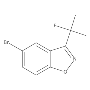 5-Bromo-3-(2-fluoropropan-2-yl)benzo[d]isoxazole Structure