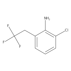 2-Chloro-6-(2,2,2-trifluoroethyl)aniline结构式