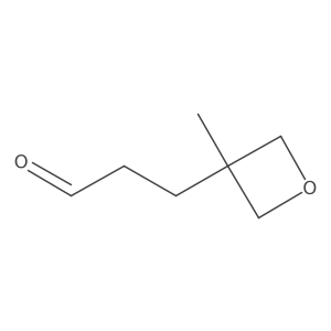 3-(3-methyloxetan-3-yl)propanal Structure