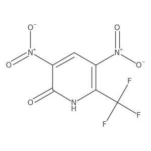 3,5-Dinitro-6-(trifluoromethyl)-2(1H)-pyridinone结构式