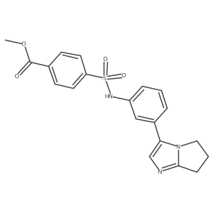 methyl 4-(N-(3-(6,7-dihydro-5H-pyrrolo[1,2-a]imidazol-3-yl)phenyl)sulfamoyl)benzoate Structure