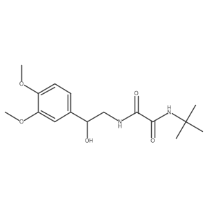 N1-(tert-butyl)-N2-(2-(3,4-dimethoxyphenyl)-2-hydroxyethyl)oxalamide Structure