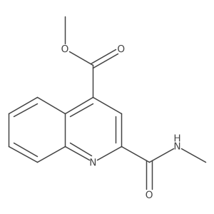 Methyl 2-(methylcarbamoyl)quinoline-4-carboxylate结构式