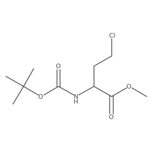 (s)-Boc-r-chloro-abu-ome结构式