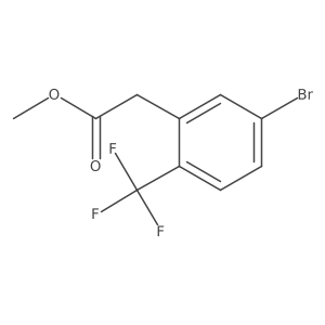 Methyl 5-bromo-2-(trifluoromethyl)phenylacetate Structure