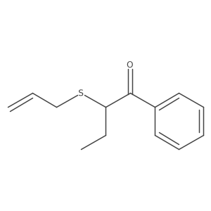 1-Phenyl-2-(prop-2-en-1-ylsulfanyl)butan-1-one Structure