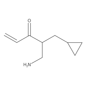 5-Amino-4-(cyclopropylmethyl)pent-1-en-3-one Structure