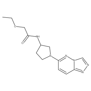N-(1-([1,2,4]triazolo[4,3-b]pyridazin-6-yl)pyrrolidin-3-yl)-2-ethoxyacetamide Structure