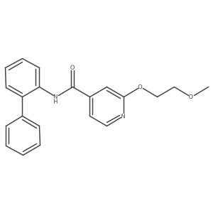 N-([1,1'-biphenyl]-2-yl)-2-(2-methoxyethoxy)isonicotinamide Structure