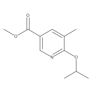Methyl 6-isopropoxy-5-methylnicotinate Structure