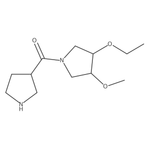(3-Ethoxy-4-methoxypyrrolidin-1-yl)(pyrrolidin-3-yl)methanone Structure