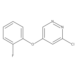 3-Chloro-5-(2-fluorophenoxy)pyridazine Structure