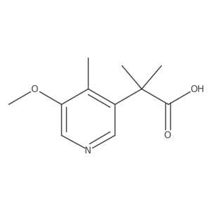 2-(5-Methoxy-4-methylpyridin-3-yl)-2-methylpropanoic acid结构式