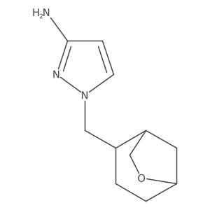 1-({6-oxabicyclo[3.2.1]octan-2-yl}methyl)-1H-pyrazol-3-amine Structure