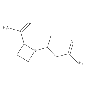 1-(1-Carbamothioylpropan-2-yl)azetidine-2-carboxamide结构式