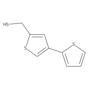 [4-(Thiophen-2-yl)thiophen-2-yl]methanethiol结构式