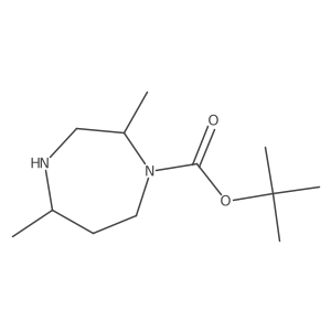 Tert-butyl 2,5-dimethyl-1,4-diazepane-1-carboxylate结构式