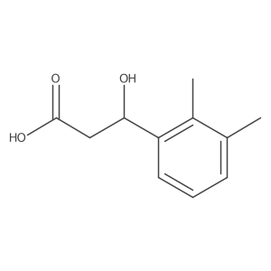 (3S)-3-(2,3-dimethylphenyl)-3-hydroxypropanoic acid Structure