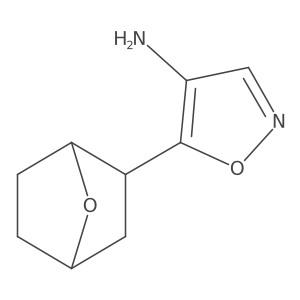 5-{7-Oxabicyclo[2.2.1]heptan-2-yl}-1,2-oxazol-4-amine Structure