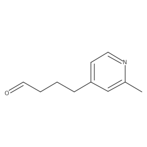 4-(2-Methylpyridin-4-yl)butanal结构式