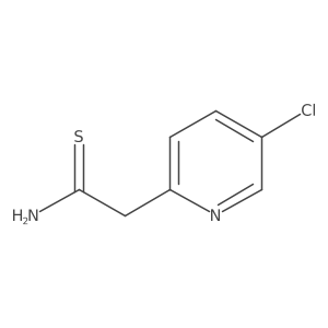 2-(5-Chloropyridin-2-yl)ethanethioamide Structure