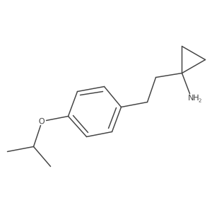1-{2-[4-(Propan-2-yloxy)phenyl]ethyl}cyclopropan-1-amine结构式