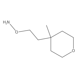 O-[2-(4-methyloxan-4-yl)ethyl]hydroxylamine Structure