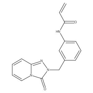 N-[3-[(3-Oxo-[1,2,4]triazolo[4,3-a]pyridin-2-yl)methyl]phenyl]prop-2-enamide Structure