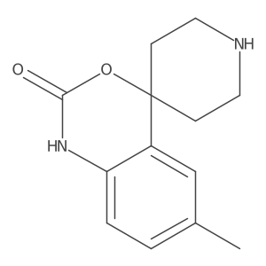 6-Methyl-1,2-dihydrospiro[3,1-benzoxazine-4,4'-piperidine]-2-one Structure