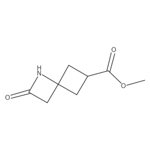 Methyl 2-oxo-1-azaspiro[3.3]heptane-6-carboxylate结构式