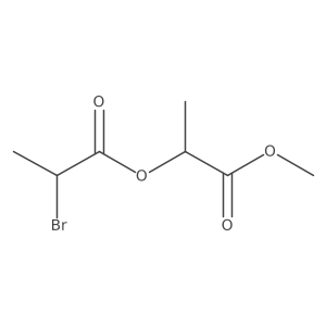 (S)-1-Methoxy-1-oxopropan-2-yl 2-bromopropanoate结构式