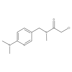 2-chloro-N-{[6-(dimethylamino)pyridin-3-yl]methyl}-N-methylacetamide Structure