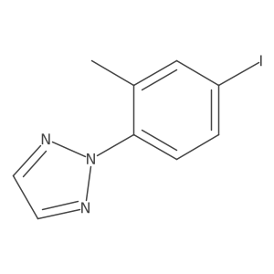 2-(4-iodo-2-methylphenyl)-2H-1,2,3-triazole结构式